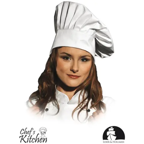 Wysoka czapka kucharska damska z serii Chef's Kitchen. LH-HATER